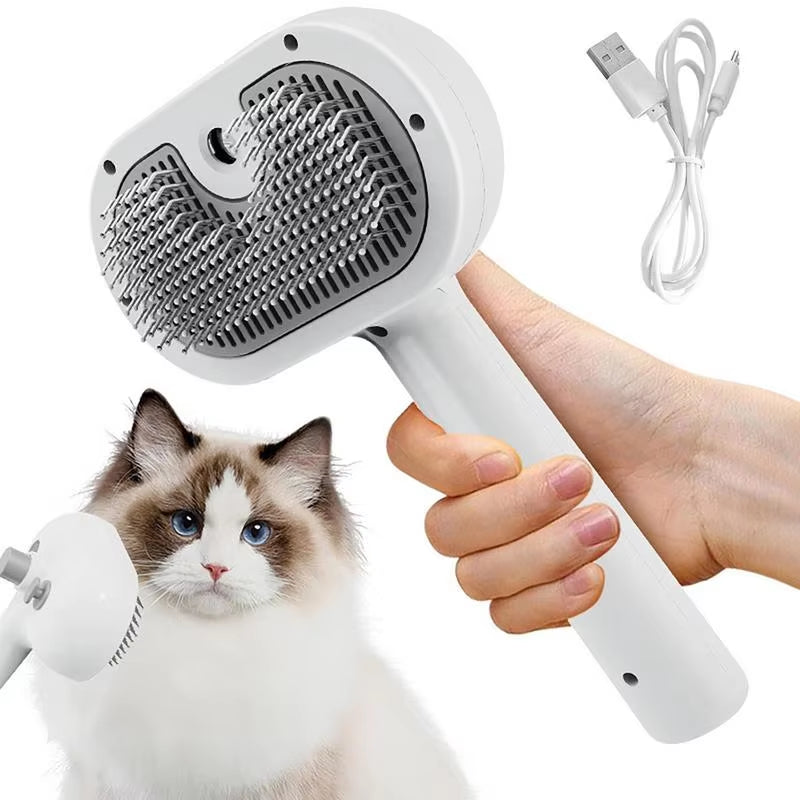 Animal Hair Remover Brush Dog and Cat Steam Brush