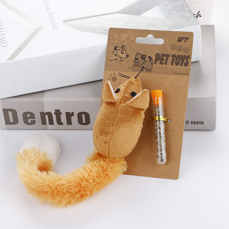 Long Tail Mouse Cat Teaster Toys Funny Pet Toys Cat Toys Mouse Trainning