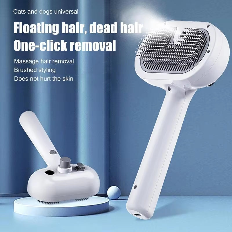 Animal Hair Remover Brush Dog and Cat Steam Brush