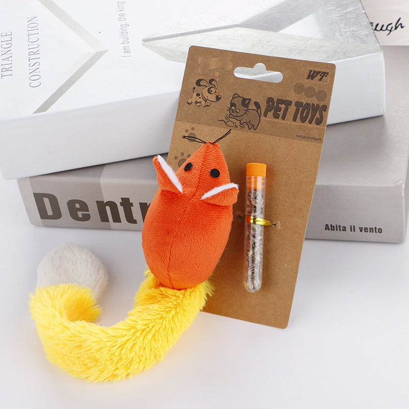 Long Tail Mouse Cat Teaster Toys Funny Pet Toys Cat Toys Mouse Trainning