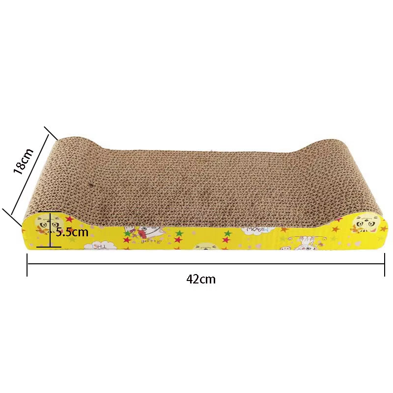 Cat Scraper Sharpening Claw Cardboard Corrugated Board Scratch-Resistant