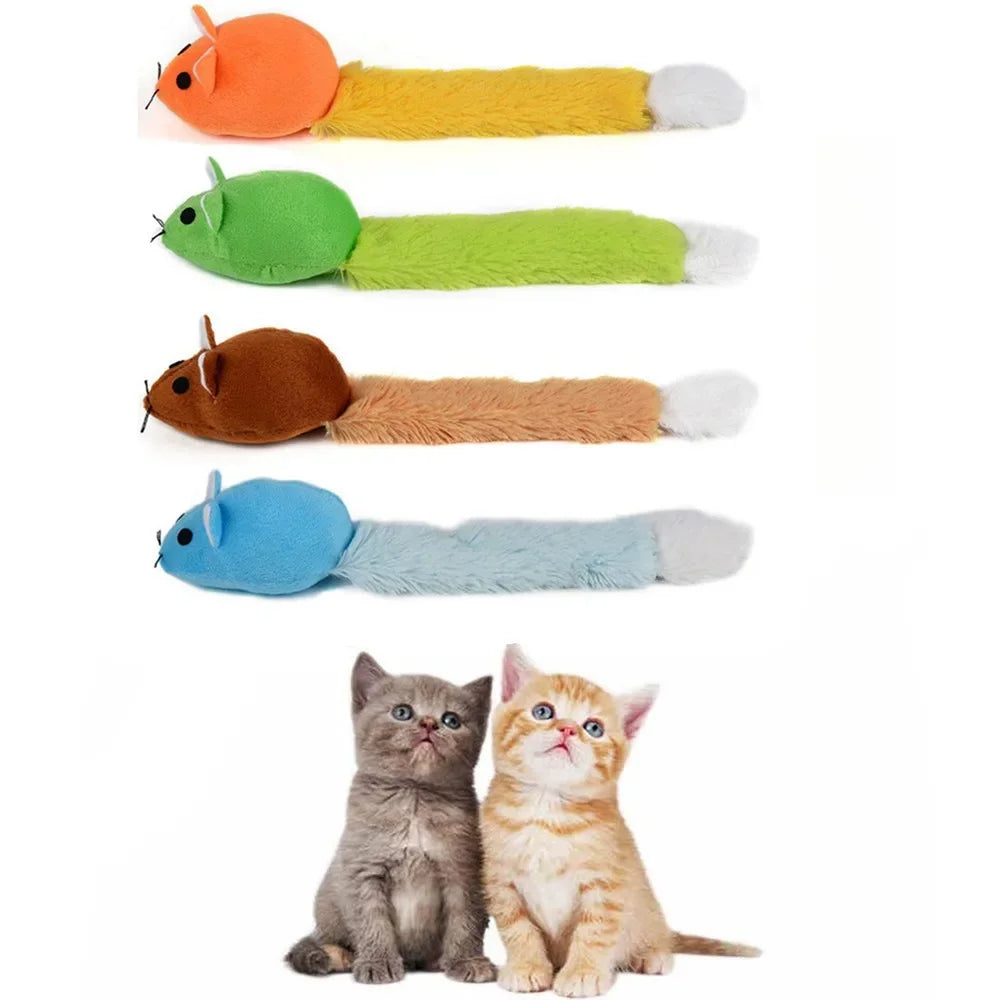 Long Tail Mouse Cat Teaster Toys Funny Pet Toys Cat Toys Mouse Trainning
