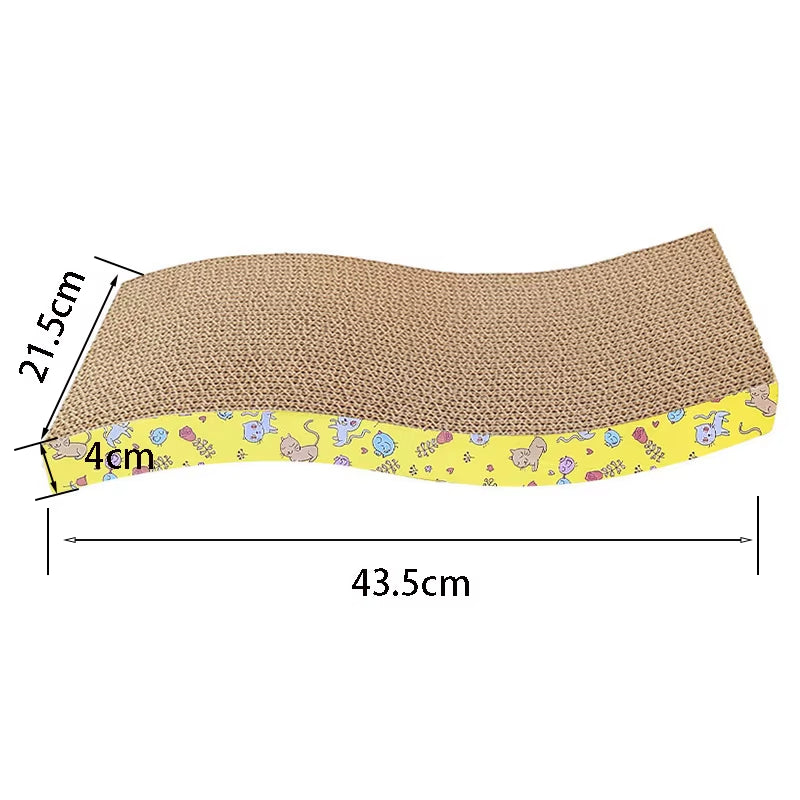 Cat Scraper Sharpening Claw Cardboard Corrugated Board Scratch-Resistant