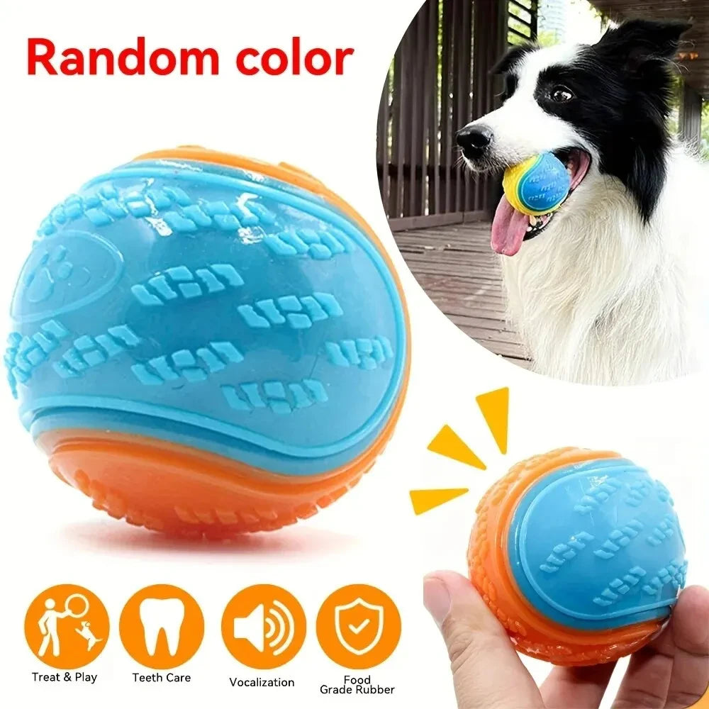 Durable Dog Chew Ball - Fun & Teeth - Cleaning