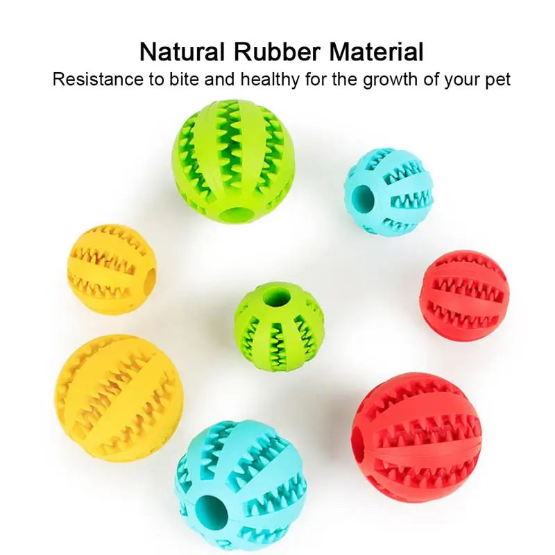 Treat Ball For Dogs - Fun, Bouncy & Tooth-Cleaning