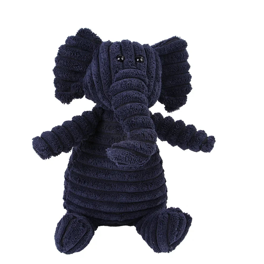 Animal Plush Dog Toy - Soft, Squeaky & Bite-Resistant