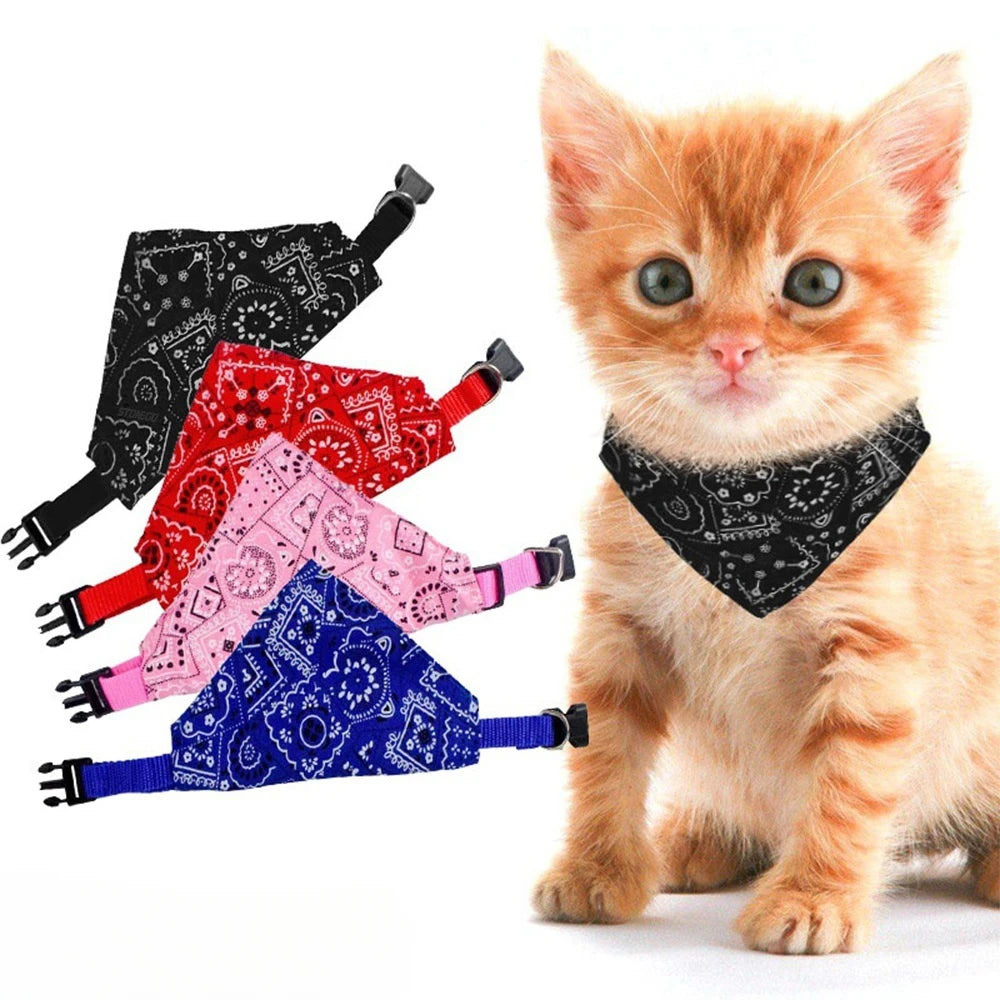 Pet Triangle Scarf Cat Dog Saliva Towel