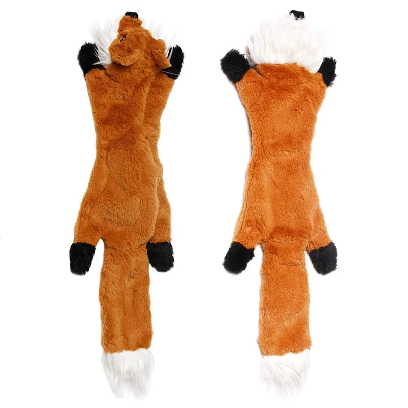 Squeaky Crinkle Dog Toys - Soft, Durable & Mess-Free