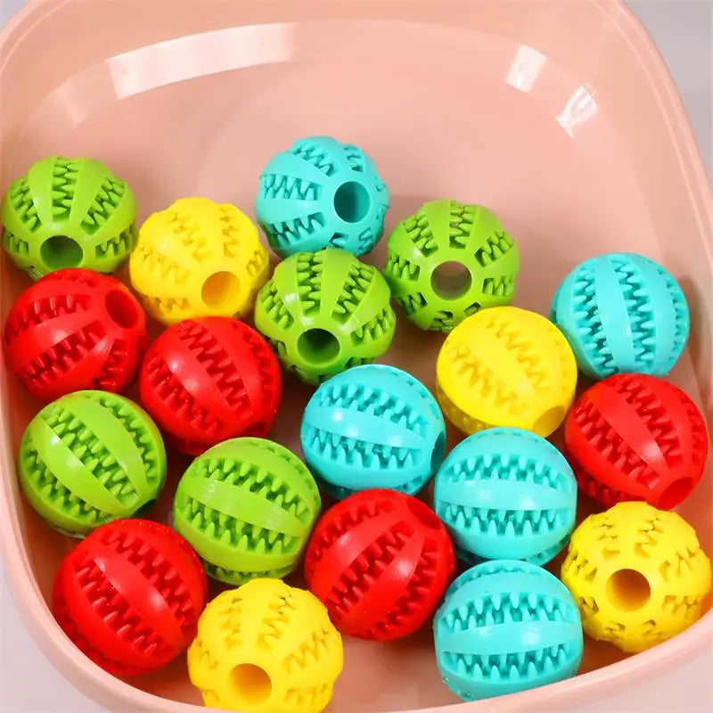 Treat Ball For Dogs - Fun, Bouncy & Tooth-Cleaning