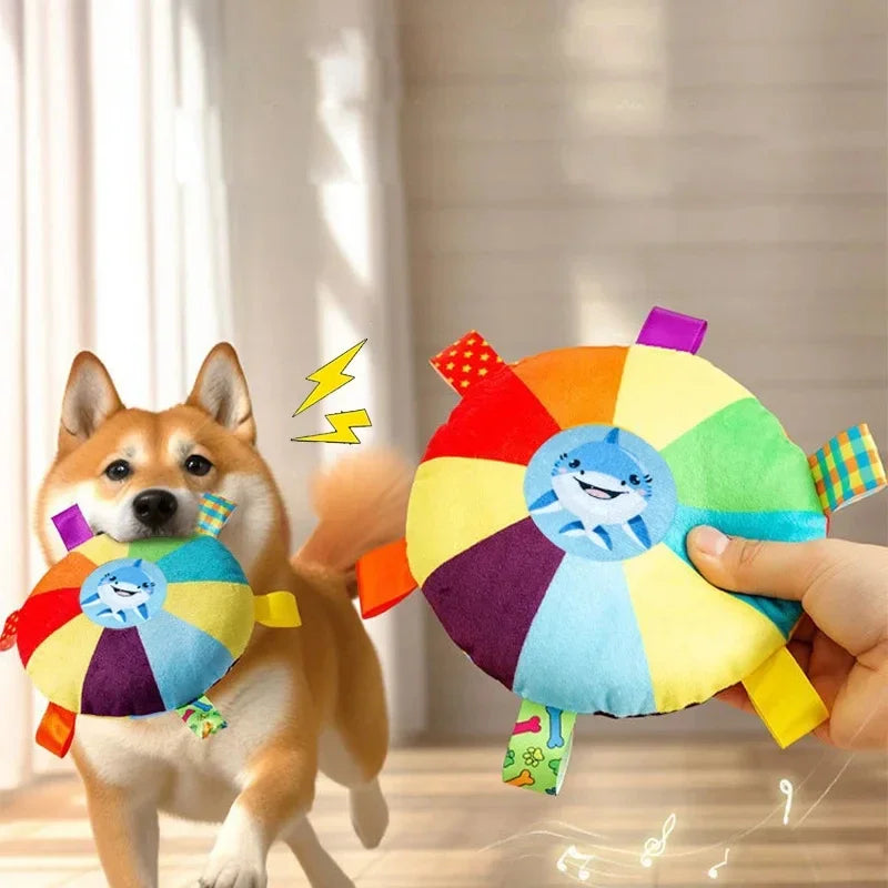 Rainbow Flying Disc Toy - Soft, Fun & Perfect For Play