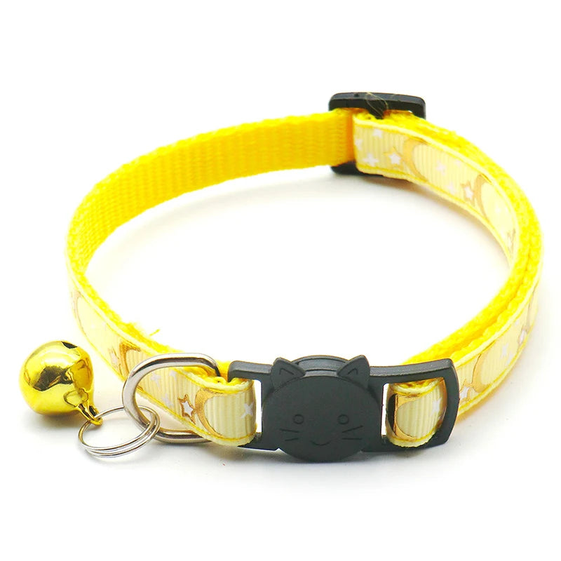 Reflective Safety Buckle and Bell Adjustable Cats And Small Dogs Collars