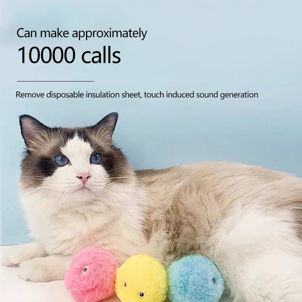 Cat Toys Balls Sound