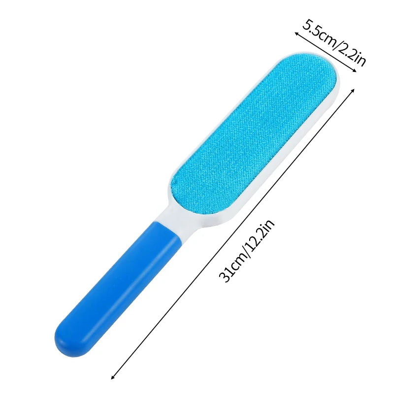 Clothes Lint Remover Reusable Pet Cat Hair Fur Roller Brush Reusable Static Dusting Cleaning Brushes Manual Cleaner Tool