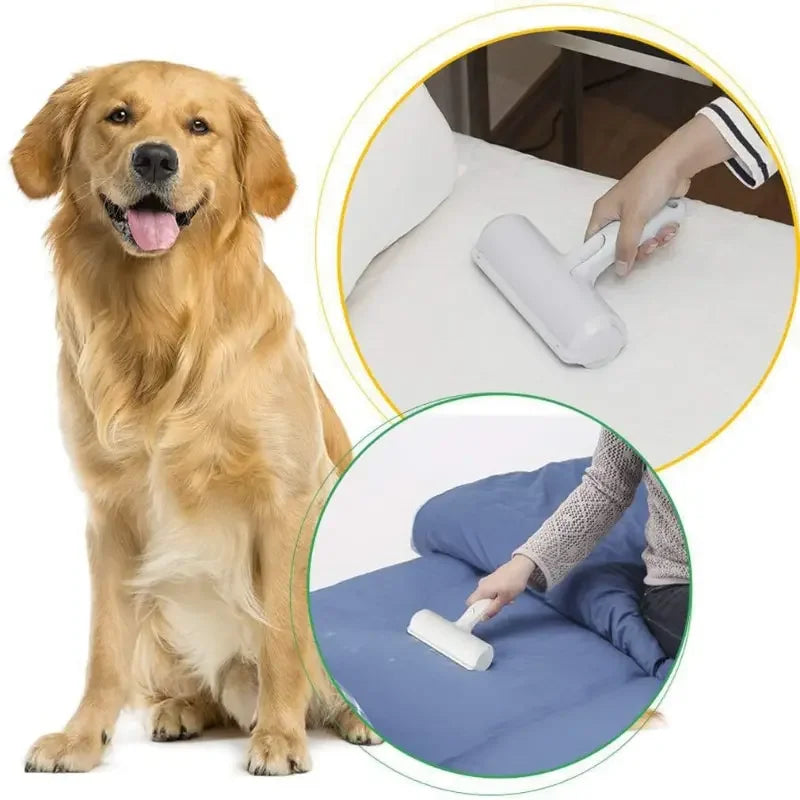 One Hand Operate Way Pet Hair Remover Roller Removing Dog Cat Self Cleaning Lint Pet Hair Remover Pet Hair Remove/Cleaning