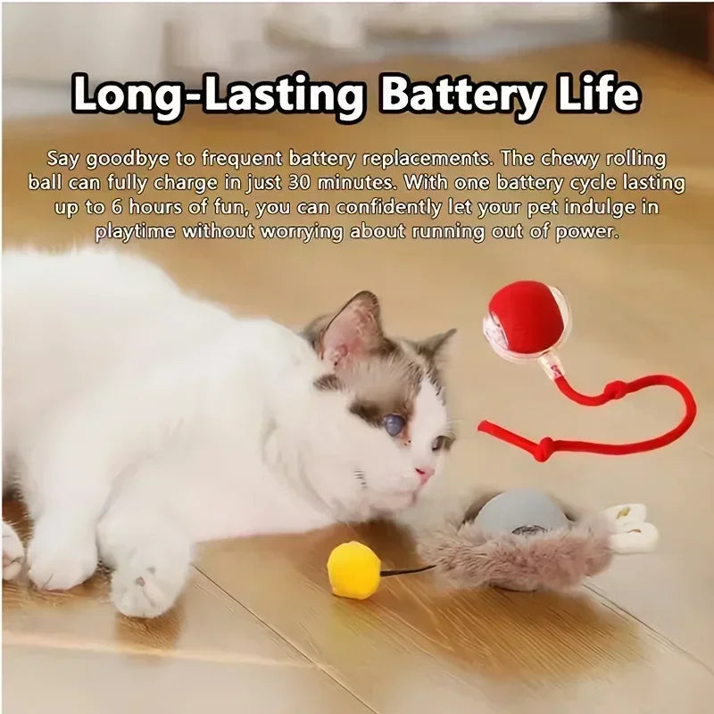New Electric Cat Ball Toy Simulated
