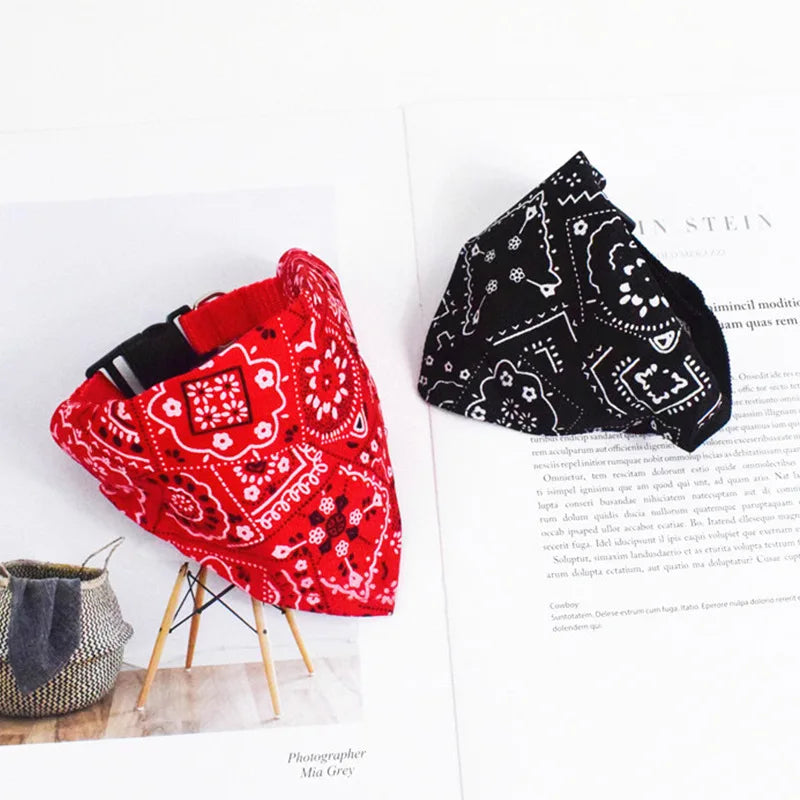 Pet Triangle Scarf Cat Dog Saliva Towel