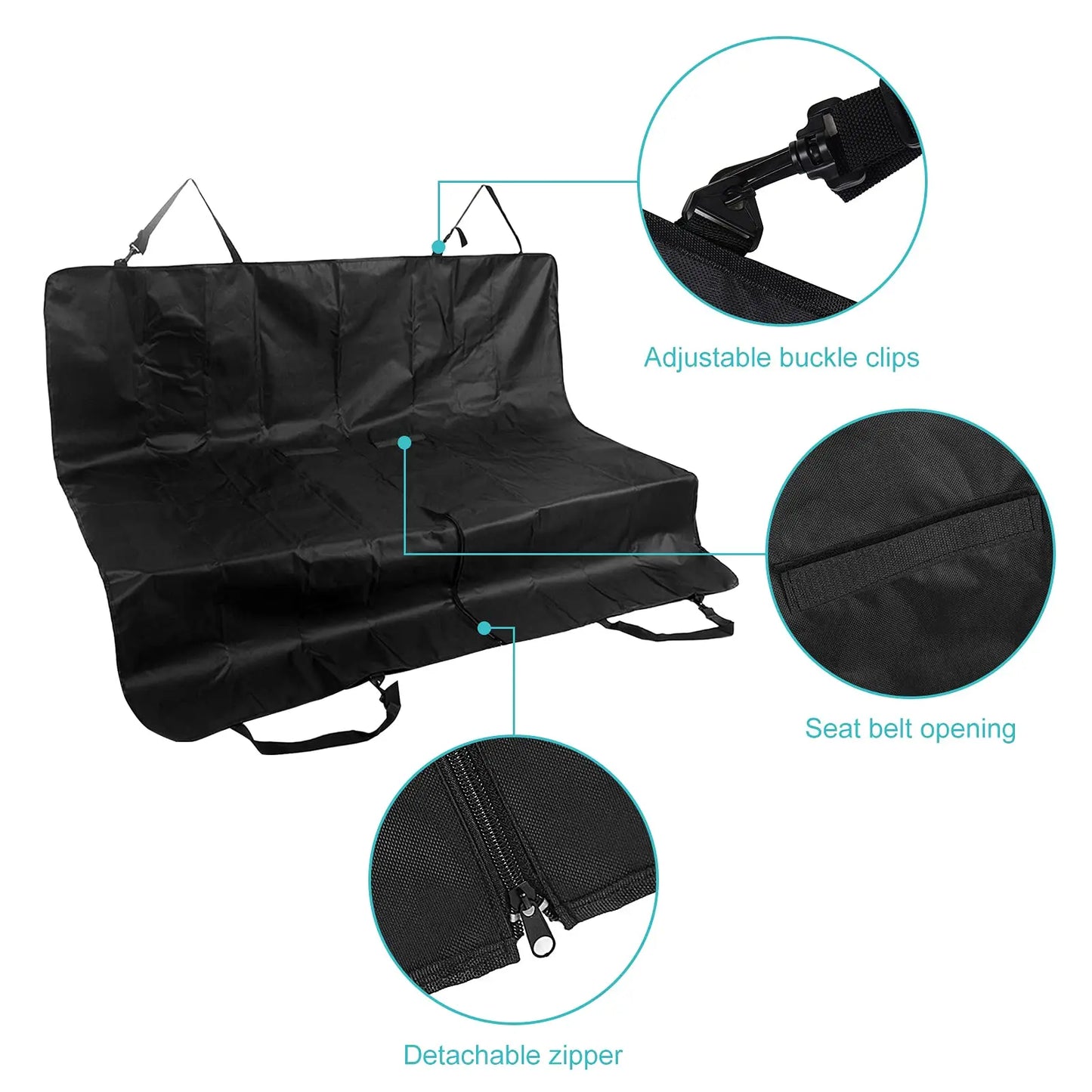 Waterproof Pet Dog Car Seat Cover Protector Foldable Heavy Duty Pet Dog Hammock Car Seat Cover Waterproof Scratchproof Nonslip