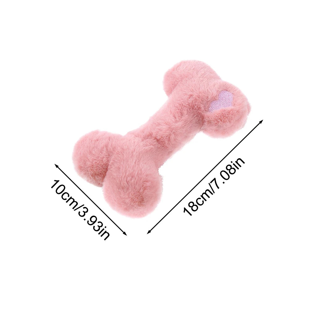 Squeaky Bone Dog Toy - Durable Chew For Dogs
