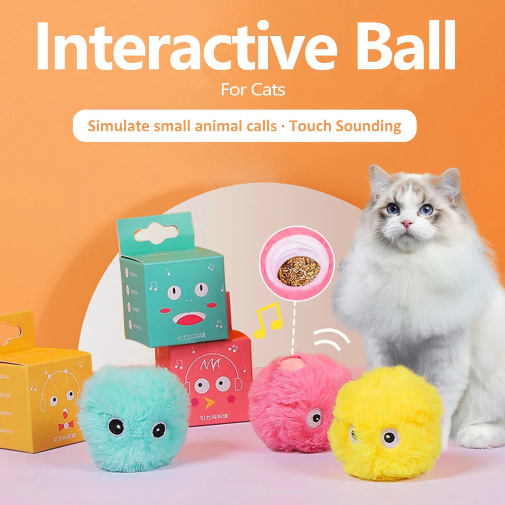 Cat Toys Balls Sound