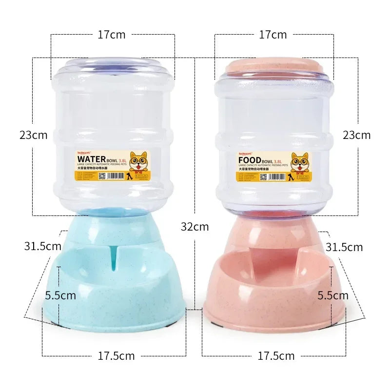 Automatic Feeders Plastic Water / Food Bottle