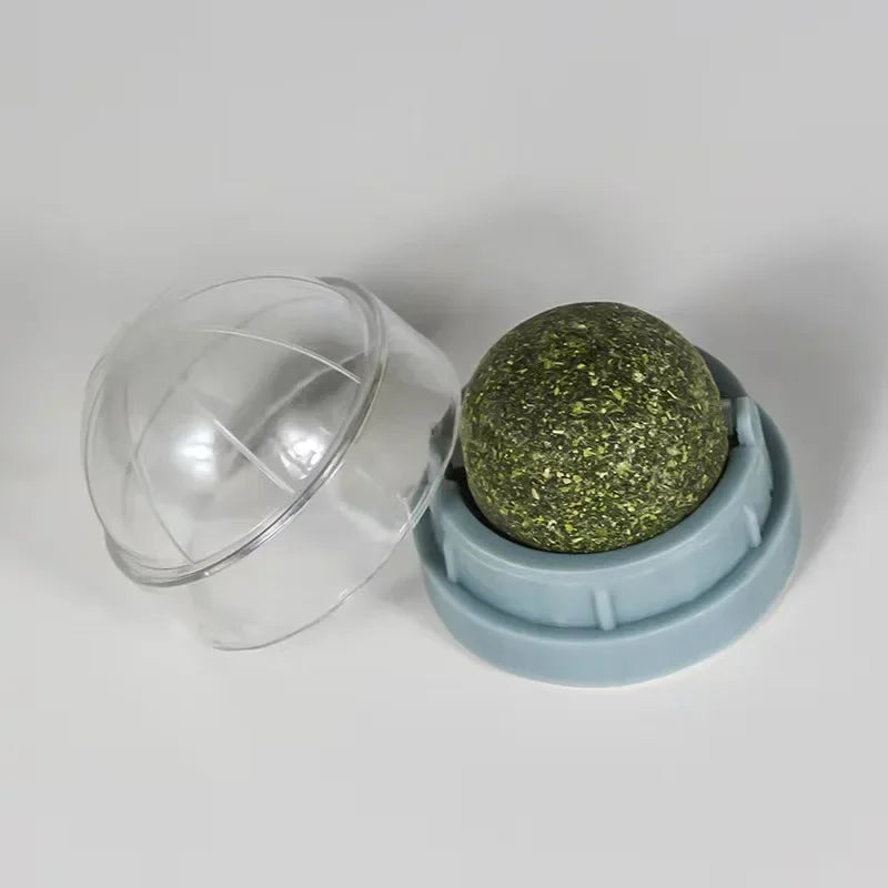 Catnip Cat Wall Stick-on Ball Toy Scratchers
