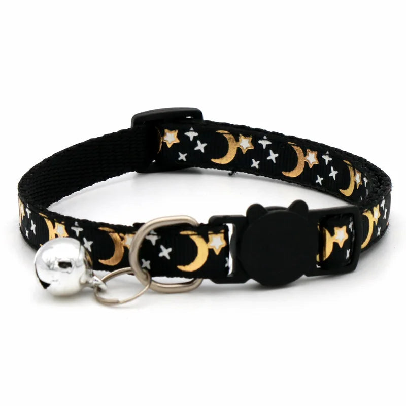 Reflective Safety Buckle and Bell Adjustable Cats And Small Dogs Collars