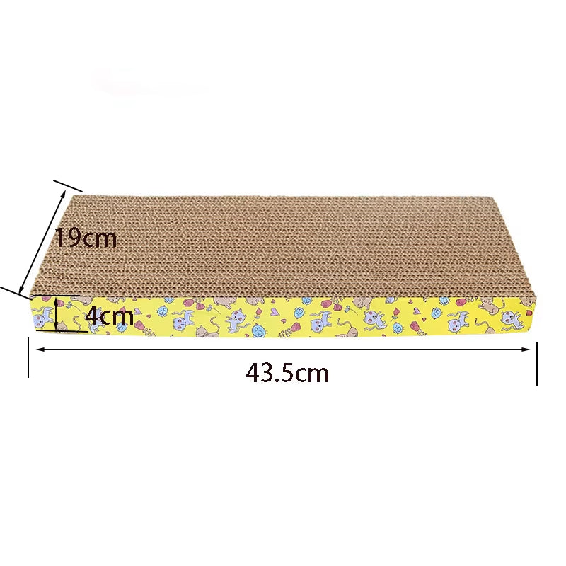 Cat Scraper Sharpening Claw Cardboard Corrugated Board Scratch-Resistant