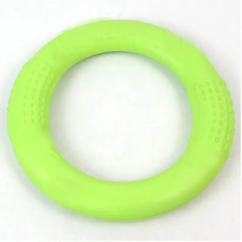 Dog Toys Pet Flying Disk Training Ring Puller Anti-Bite Floating Interactive Supplies Dog Toys Aggressive Chewing