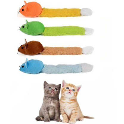 Long Tail Mouse Cat Teaster Toys Funny Pet Toys Cat Toys Mouse Trainning 