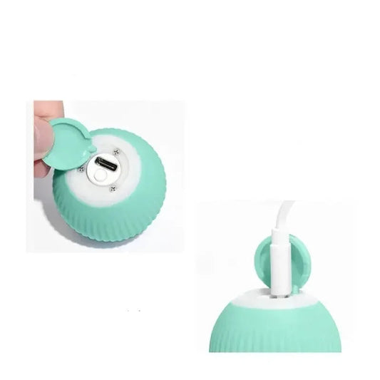Smart Cat Rolling Ball Toys Rechargeable Cat Toys Ball Motion Ball Self-Moving Kitten Toys for Indoor Interactive Playing