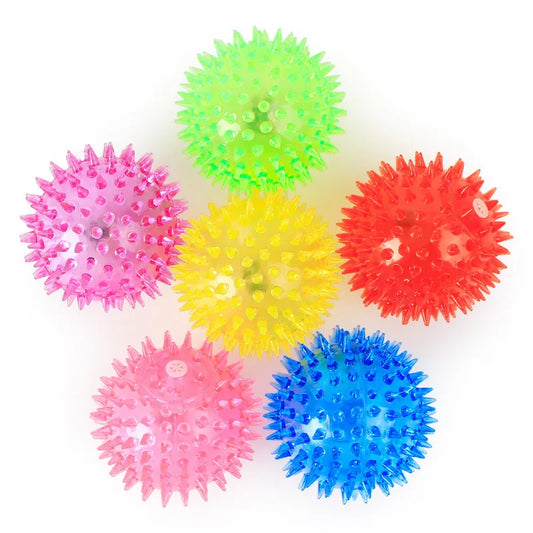 Glowing Squeaky Ball - Fun Bounce & Teeth Cleaner