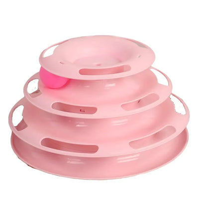 Pet cat toy Three-layer ball cat Turntable