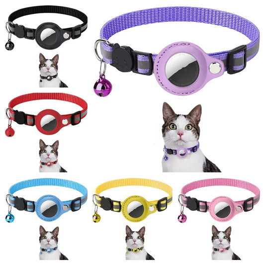 Airtag Case Collar for Cat with Protective Case for Anti Lost Locator