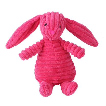 Animal Plush Dog Toy - Soft, Squeaky & Bite-Resistant