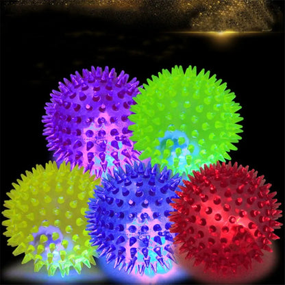 Glowing Squeaky Ball - Fun Bounce & Teeth Cleaner
