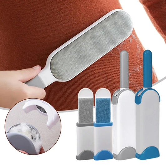 Clothes Lint Remover Reusable Pet Cat Hair Fur Roller Brush Reusable Static Dusting Cleaning Brushes Manual Cleaner Tool