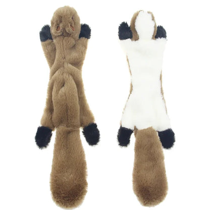 Squeaky Crinkle Dog Toys - Soft,  Durable & Mess-Free