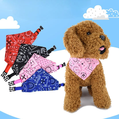 Pet Triangle Scarf Cat Dog Saliva Towel