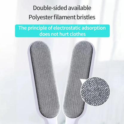 Clothes Lint Remover Reusable Pet Cat Hair Fur Roller Brush Reusable Static Dusting Cleaning Brushes Manual Cleaner Tool