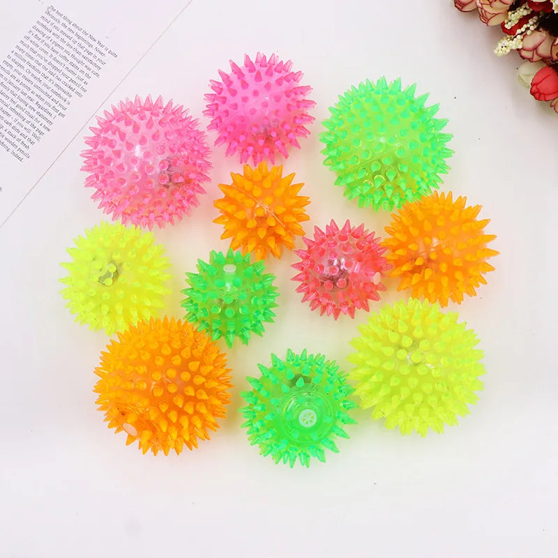 Glowing Squeaky Ball - Fun Bounce & Teeth Cleaner