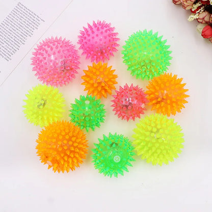 Glowing Squeaky Ball - Fun Bounce & Teeth Cleaner