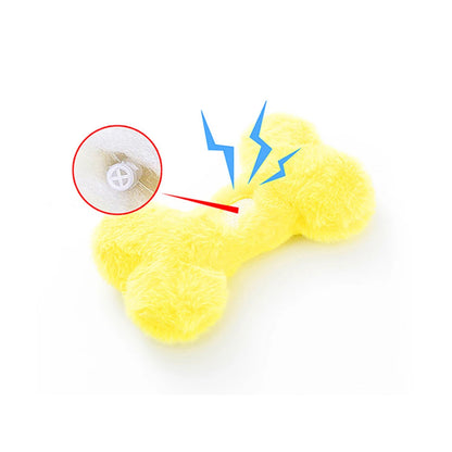 Squeaky Bone Dog Toy - Durable Chew For Dogs